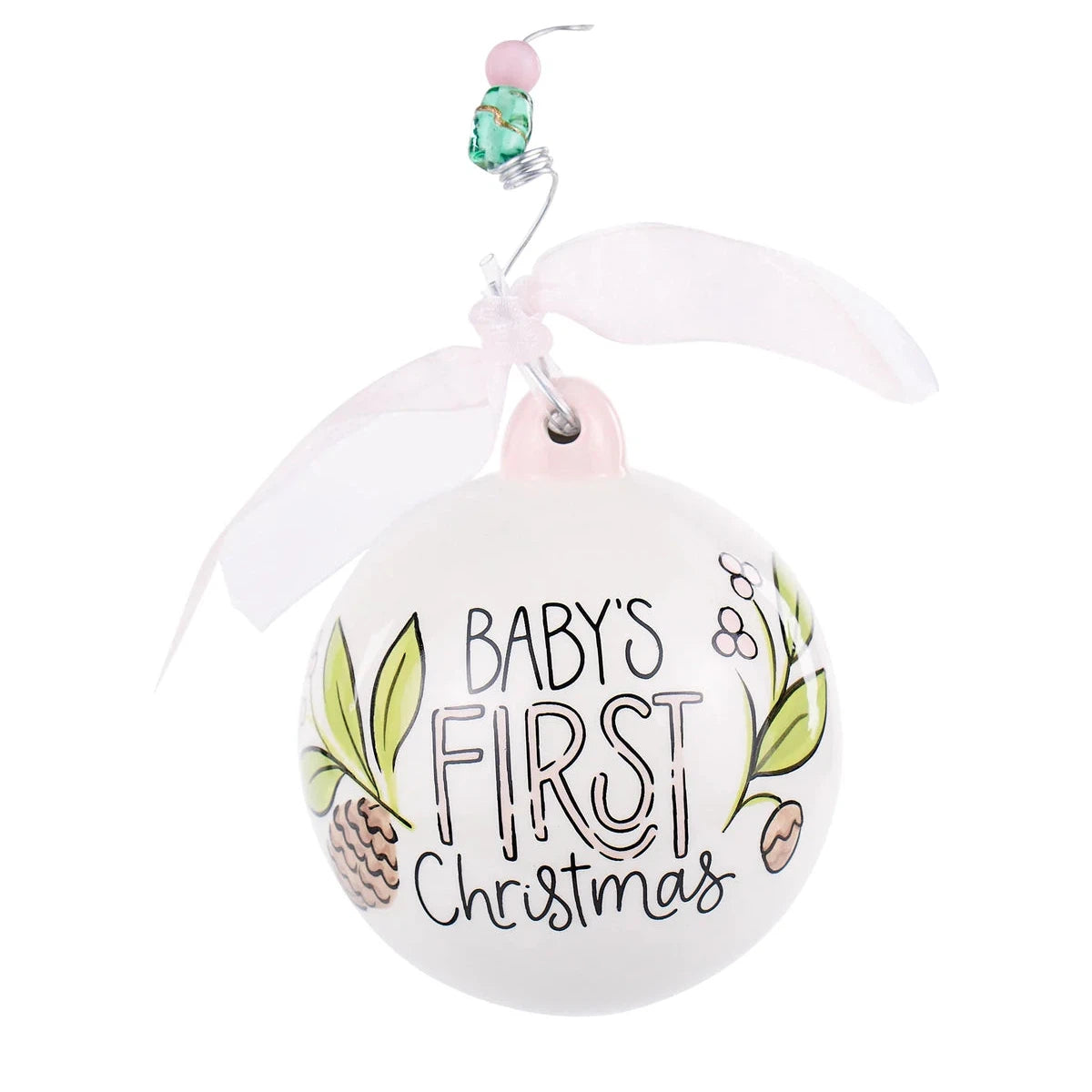 Baby Girl Deer 1st Christmas Ornament