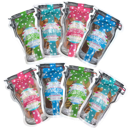 Cookie Mason Jar Pouches - Everyday Mixed Flavor - Small