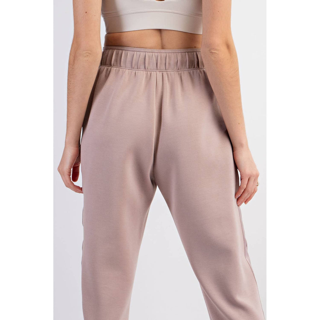 Modal Poly Span Jogger with Side Satin