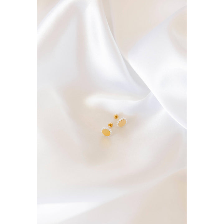 Screwback Stud Earrings - Alice Pearl