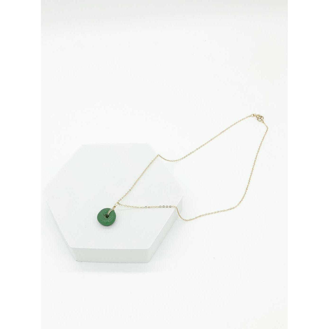 Recycled Glass Pendant Necklace