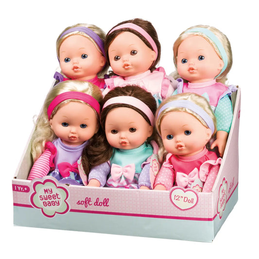 My Sweet Baby 12" Soft Bodied Doll