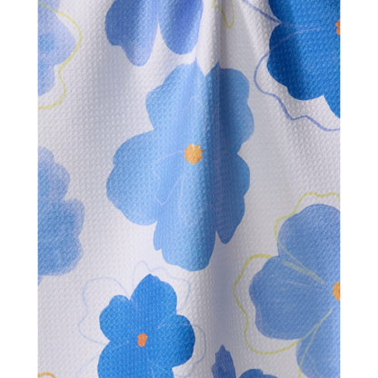 Blue Blossoms Tea Towel