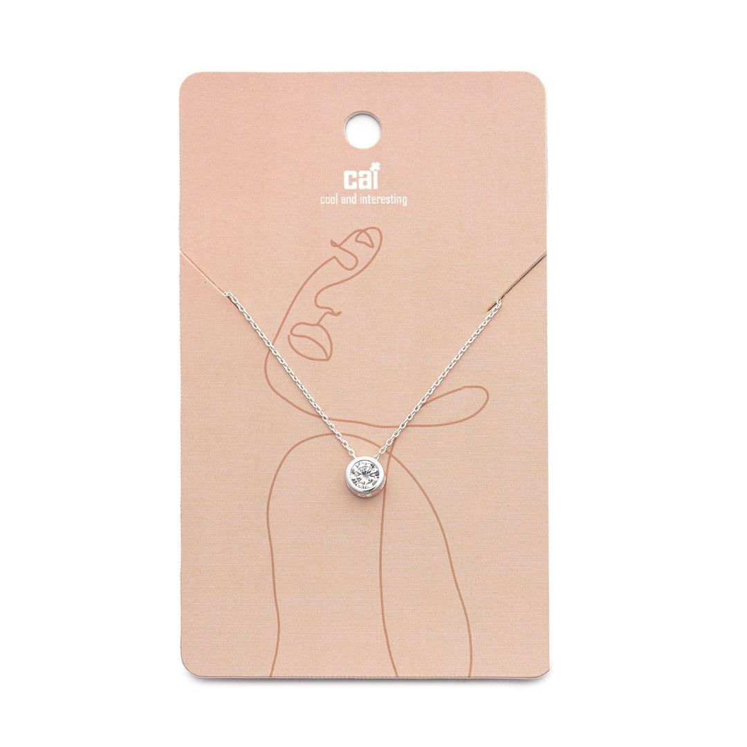 Round sparkly necklace