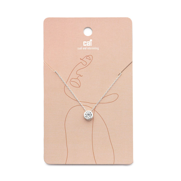 Round sparkly necklace