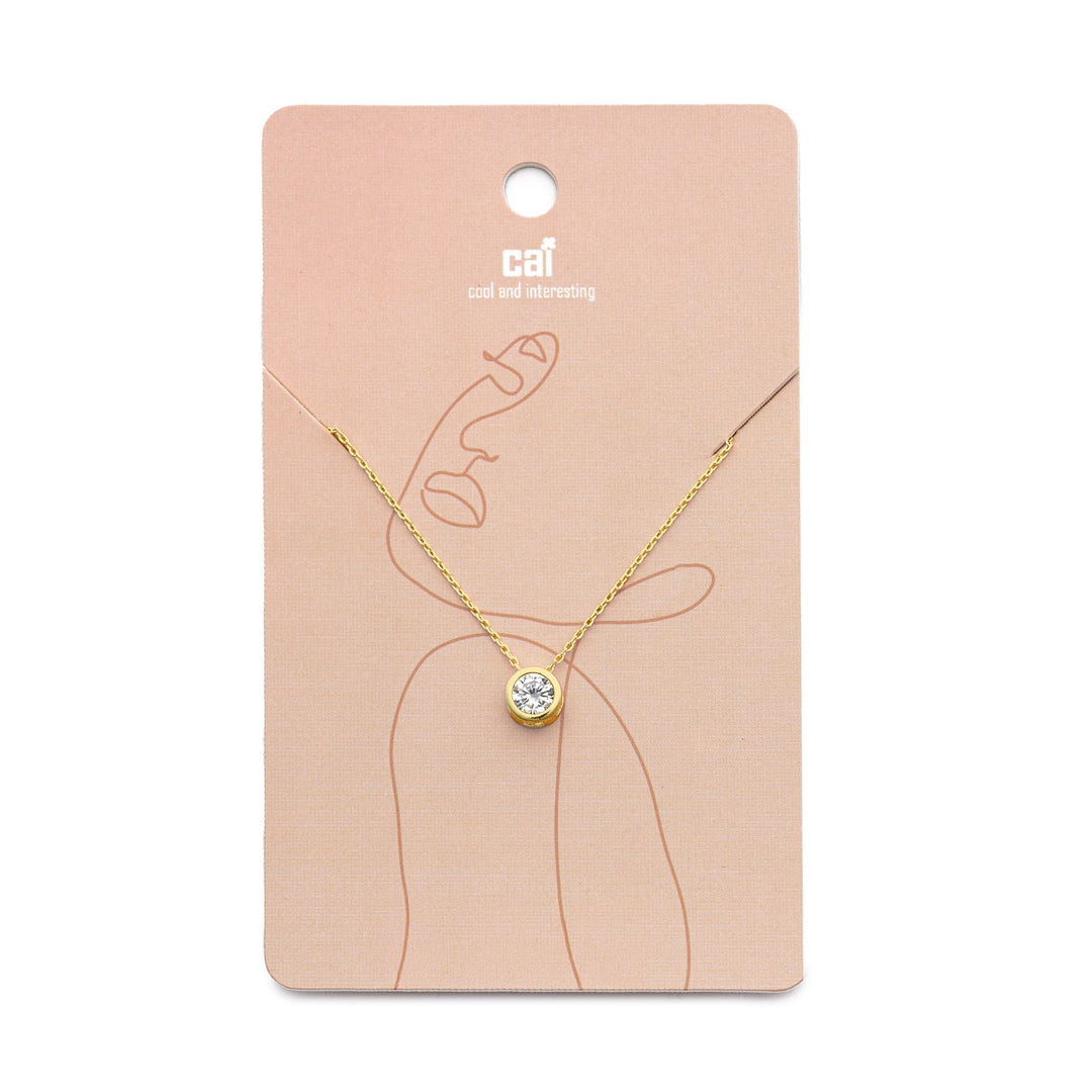 Round sparkly necklace