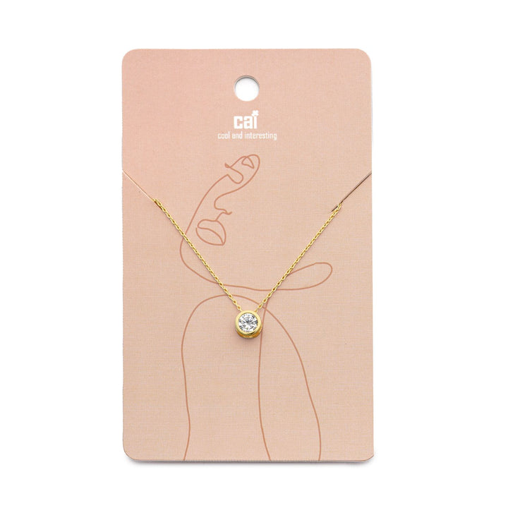 Round sparkly necklace