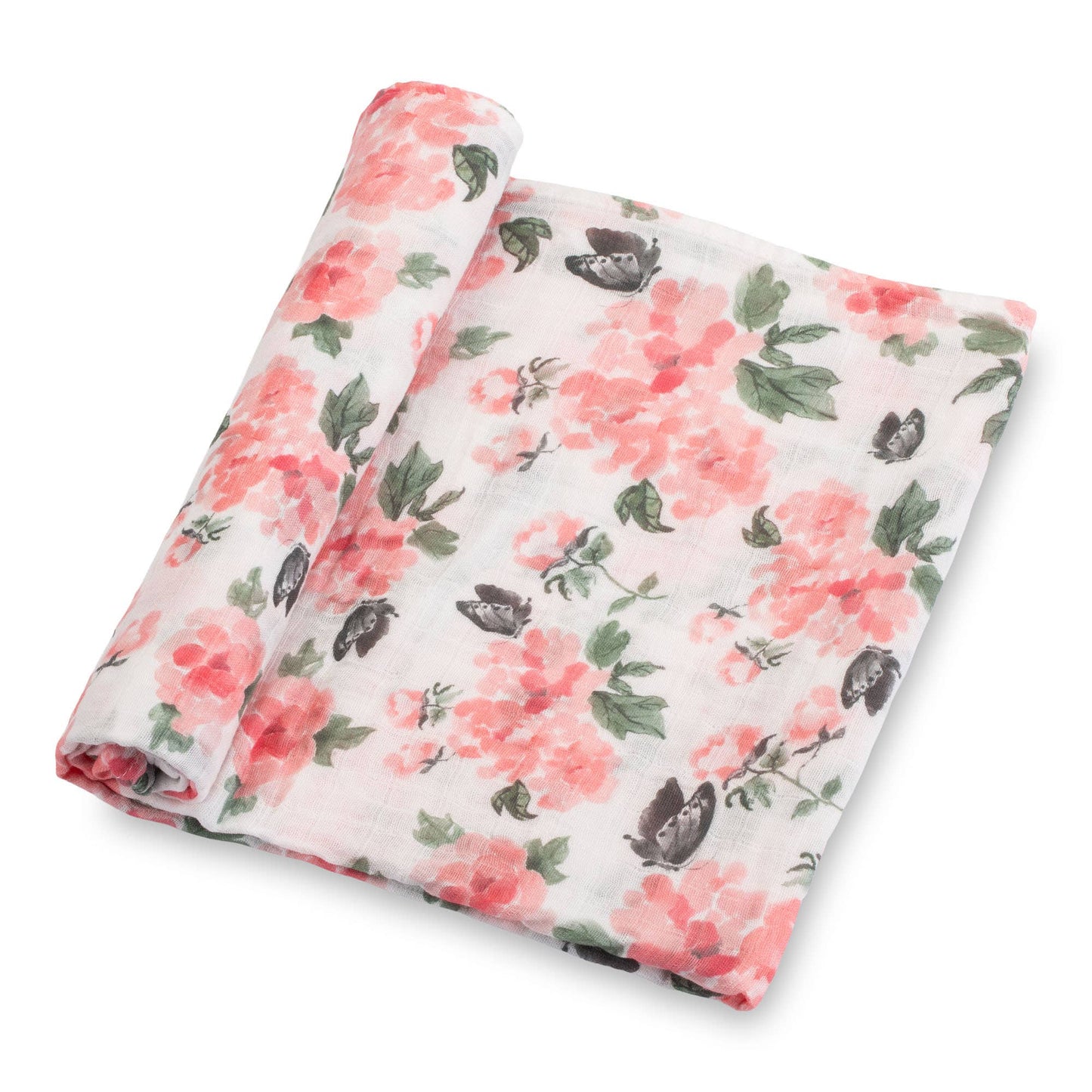 Pretty in Peony Baby Muslin Swaddle Blanket