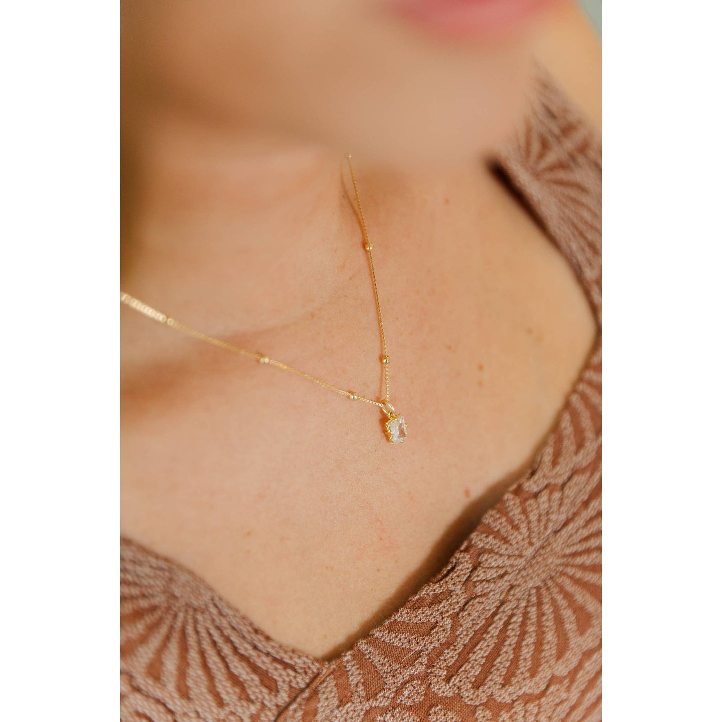 Stassi Necklace - Gold Filled Chain