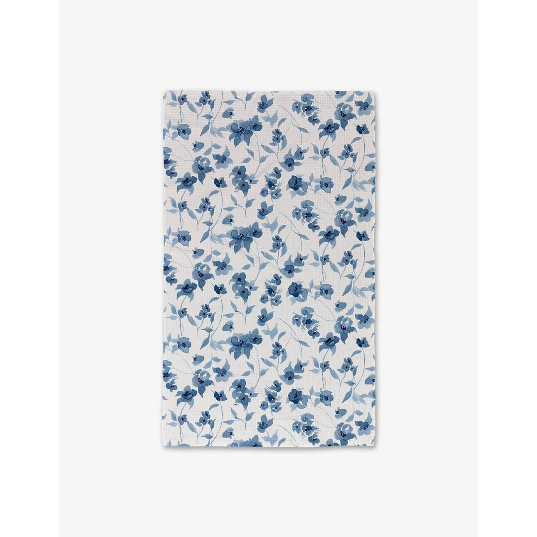 Blue Floral Luxe Hand Towel