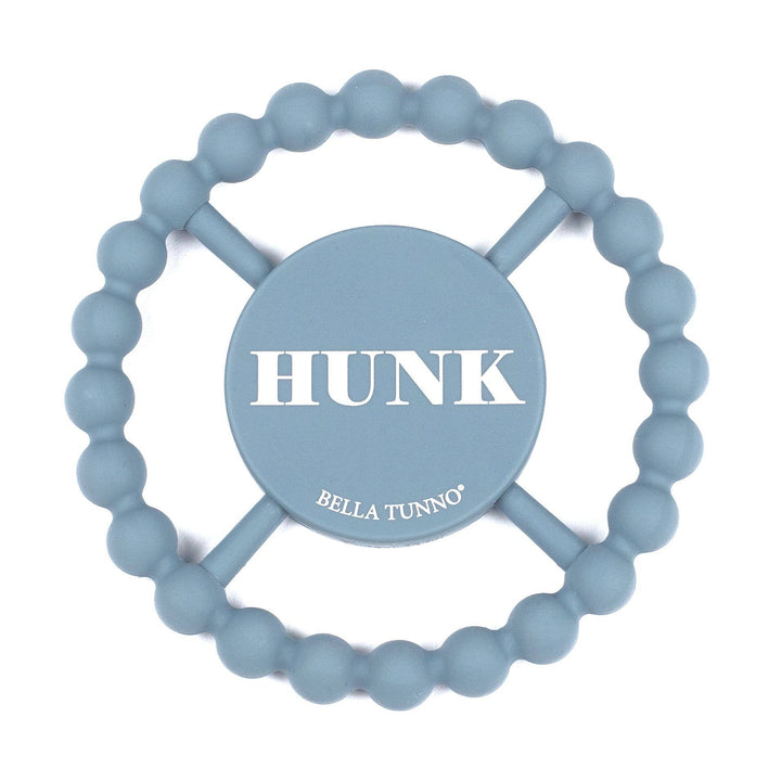 Bella Tunno Hunk Happy Teether — Silicone Beaded Baby Teether