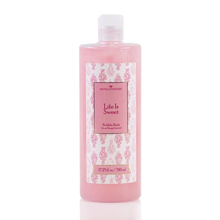 Life Is Sweet Bubble Bath Citrus Mango Scented 17.25 fl oz 510mL