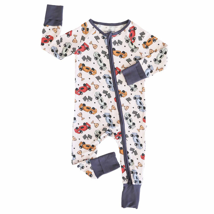 Pit Crew Convertible Zip Romper
