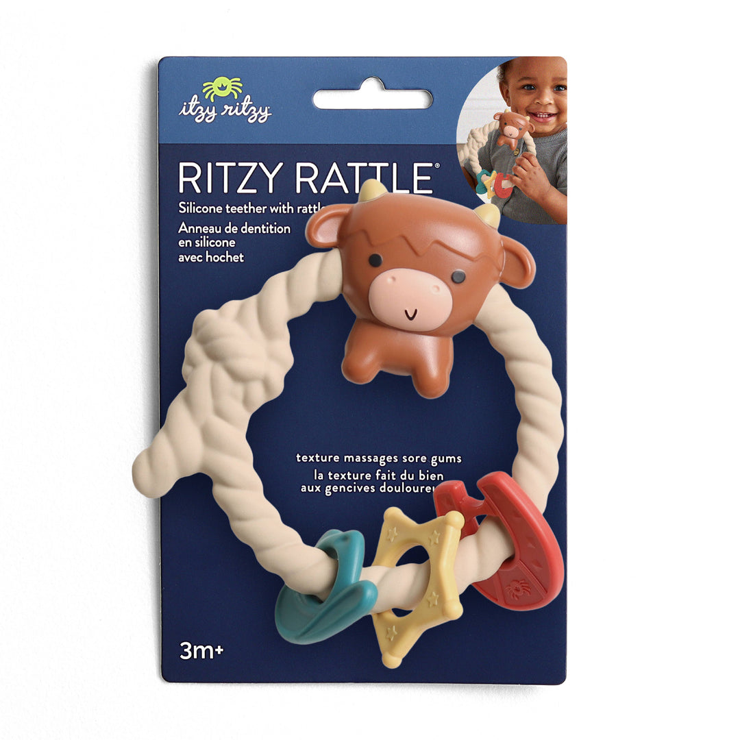 Itzy Ritzy Rattle™ Silicone Teether Rattles