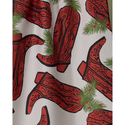 Rodeo Red Tea Towel