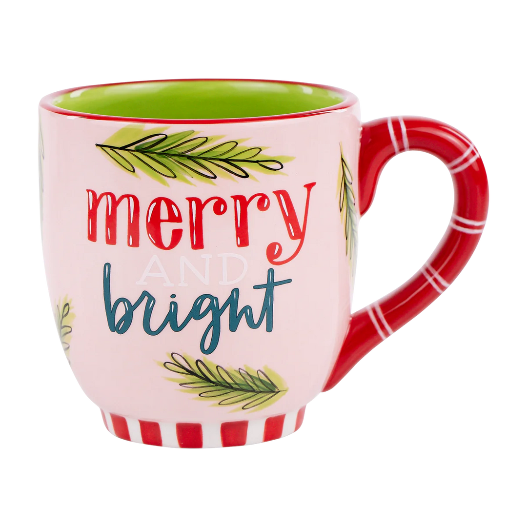 Merry &amp; Bright Vintage Mug
