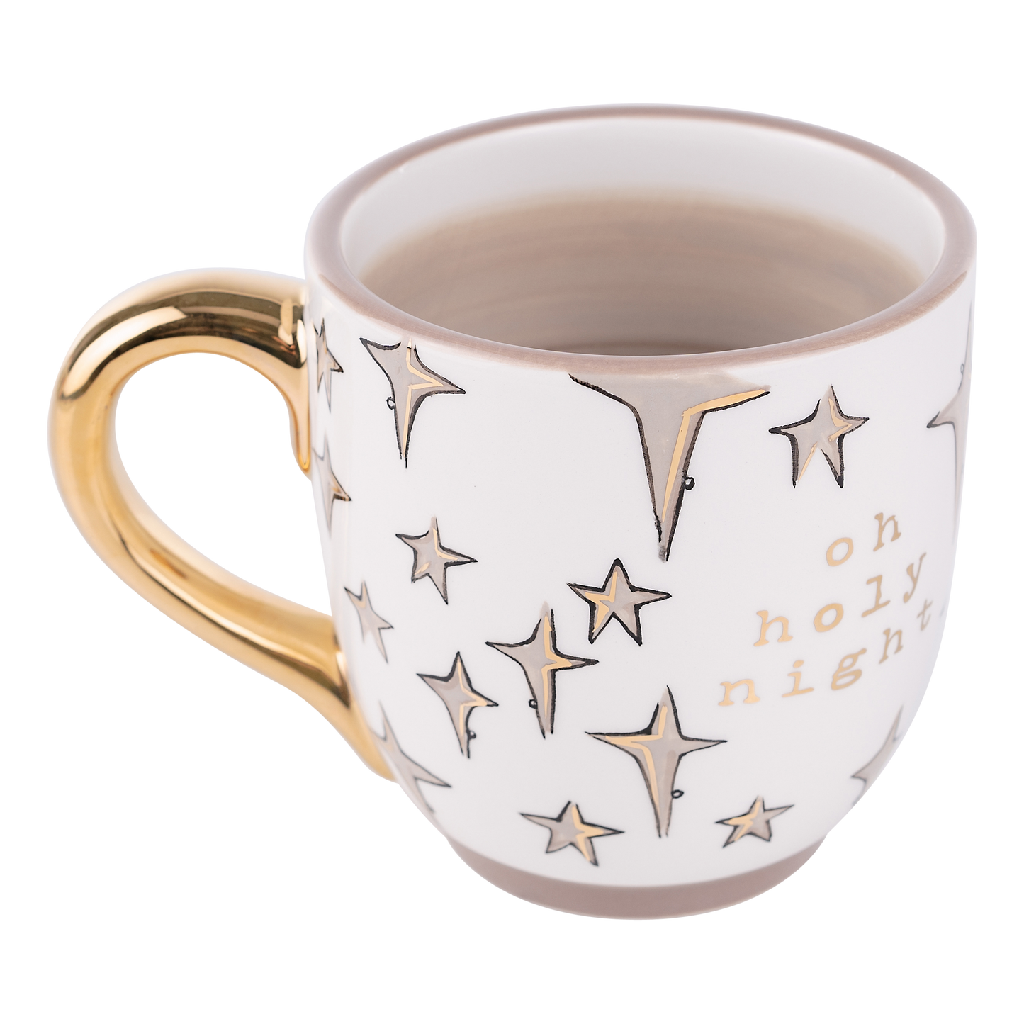 Gold Star Oh Holy Night Mug