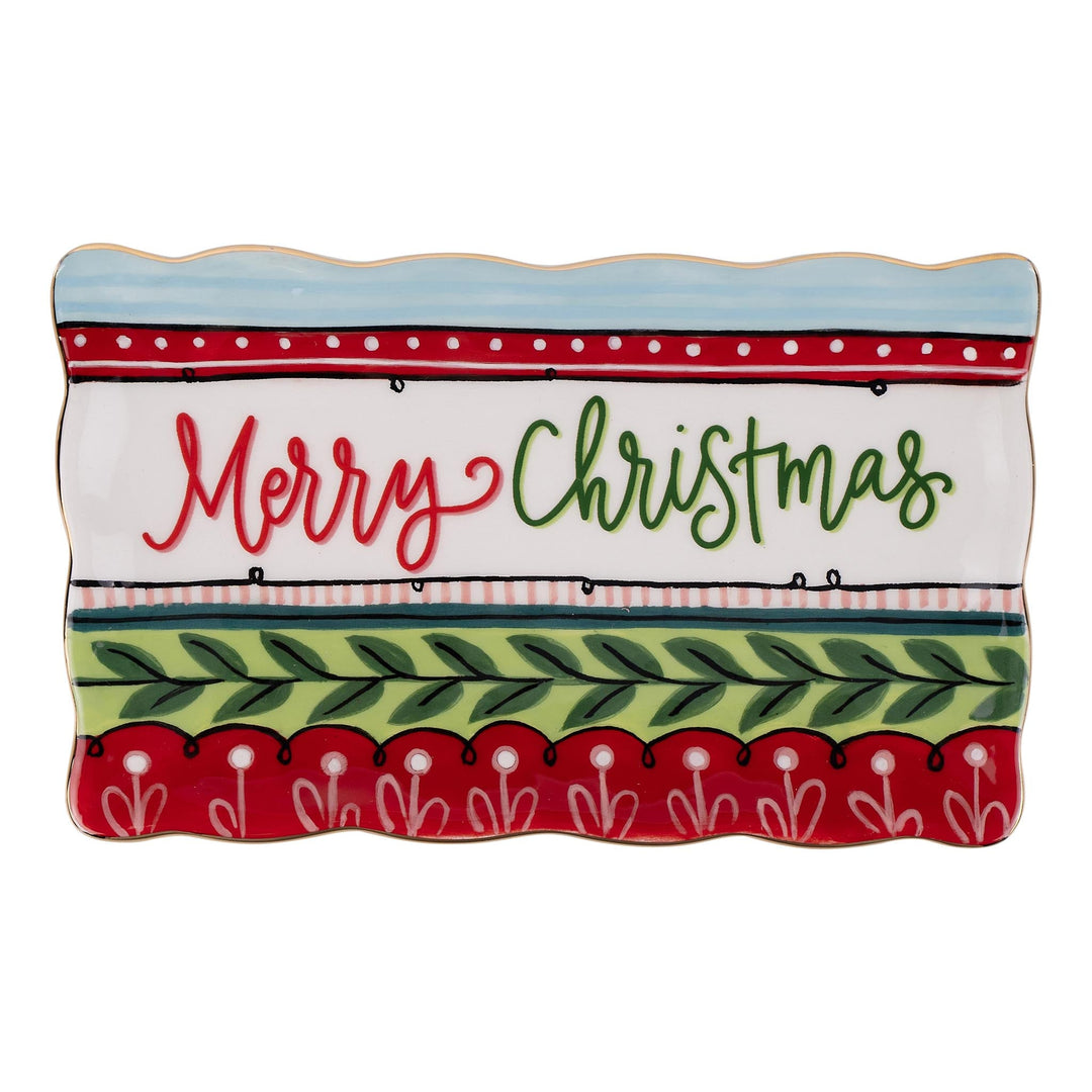 Glory Haus - Bright Merry Christmas Trinket Tray