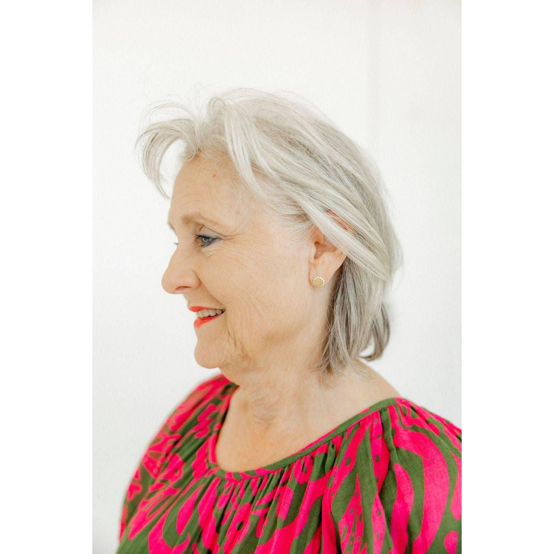 Screwback Stud Earrings - Alice Pearl