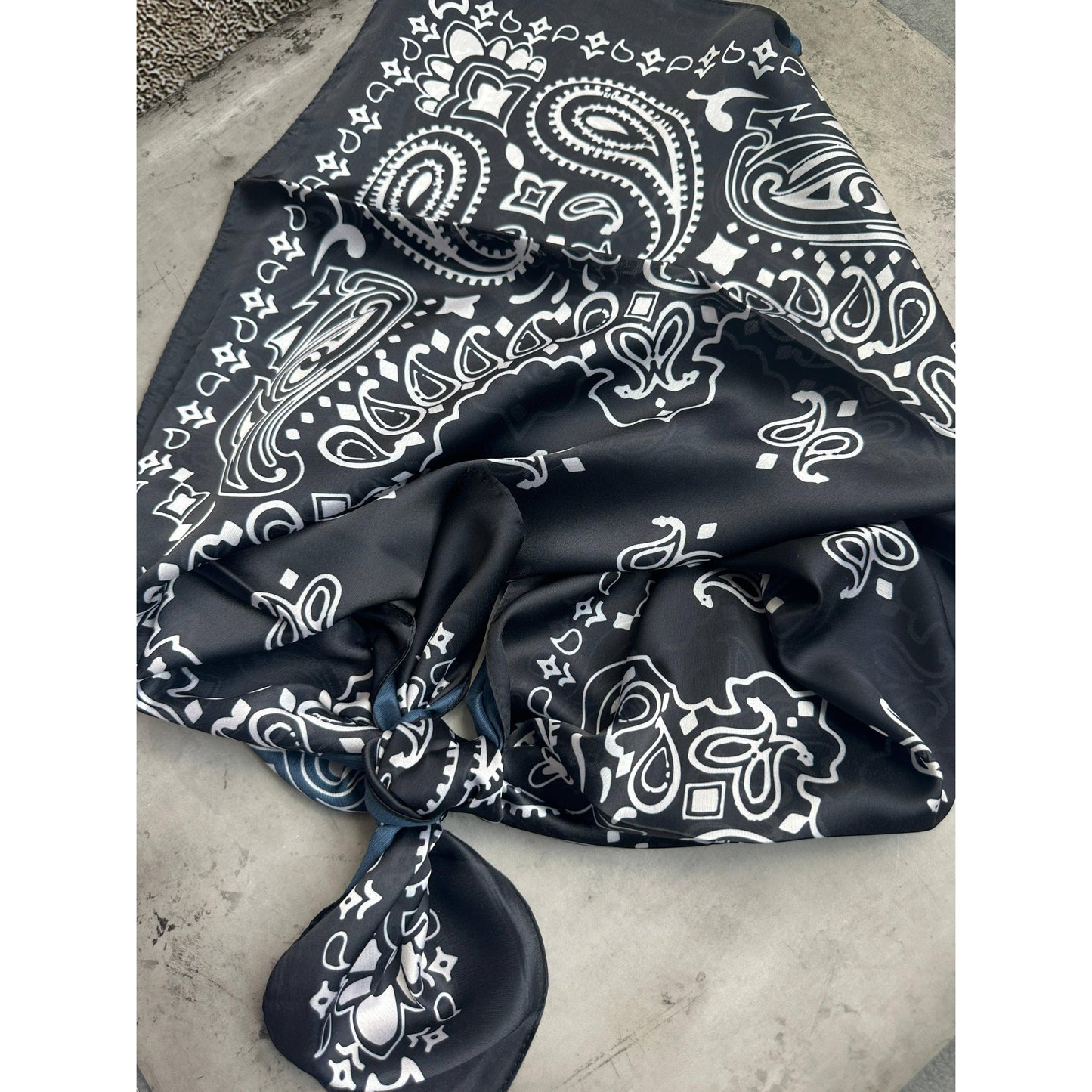 A Rare Bird Black Bandana Wild Rag