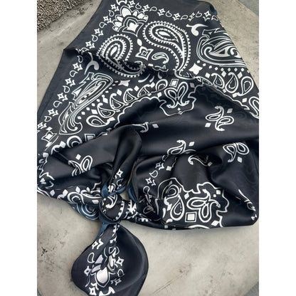 A Rare Bird Black Bandana Wild Rag