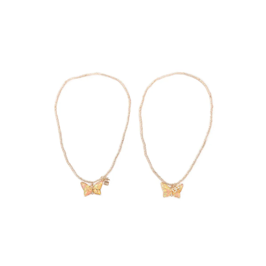 BFF Butterfly Share &amp; Tear Necklaces