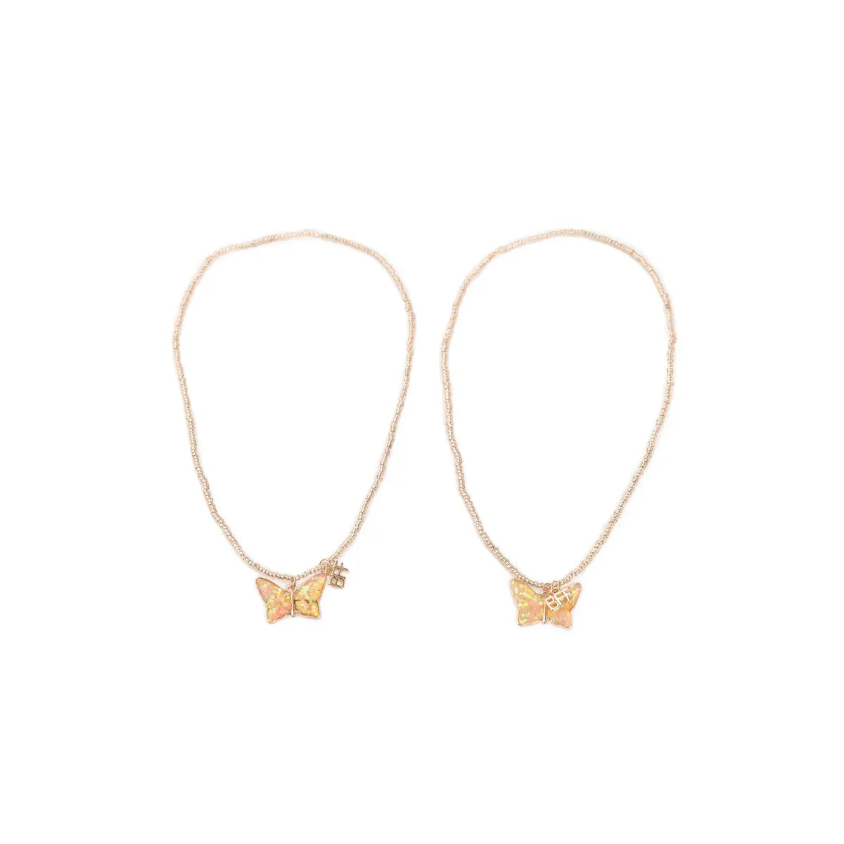 BFF Butterfly Share & Tear Necklaces