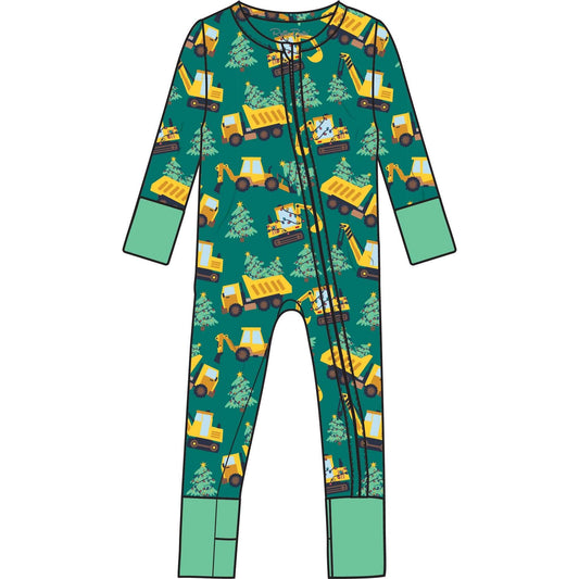 Baby Holiday Haul Bamboo Viscose Convertible One Piece Footie Pajama