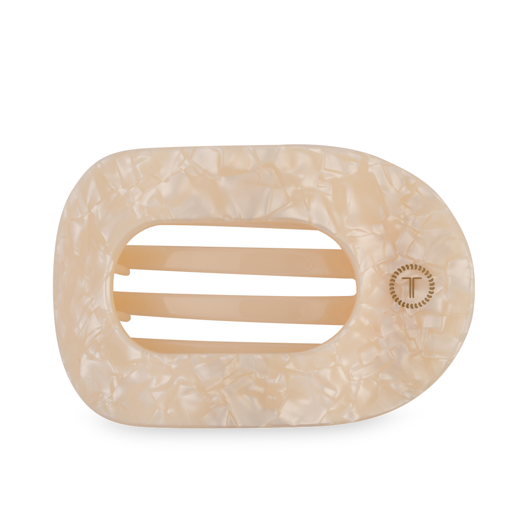 Flat Round Hair Clip | Large | Soft Surf