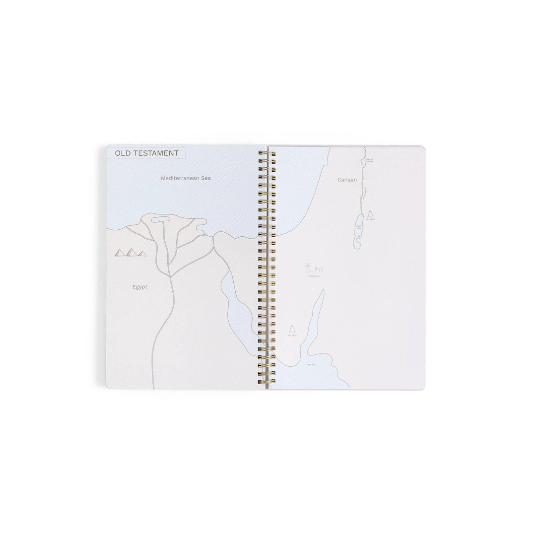 Lilac Church Notes Bible Reference Notebook with Maps
