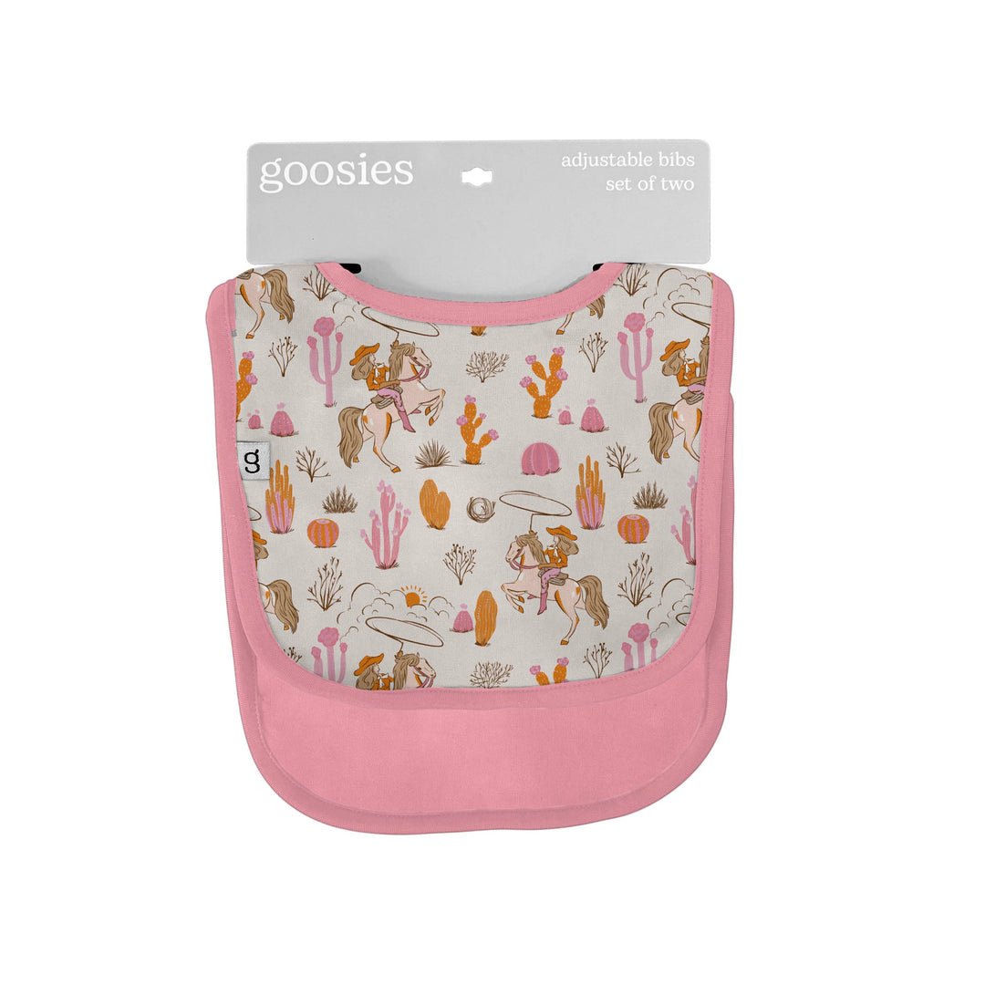 Saddle Up, Cowgirl Toile - Bib Set