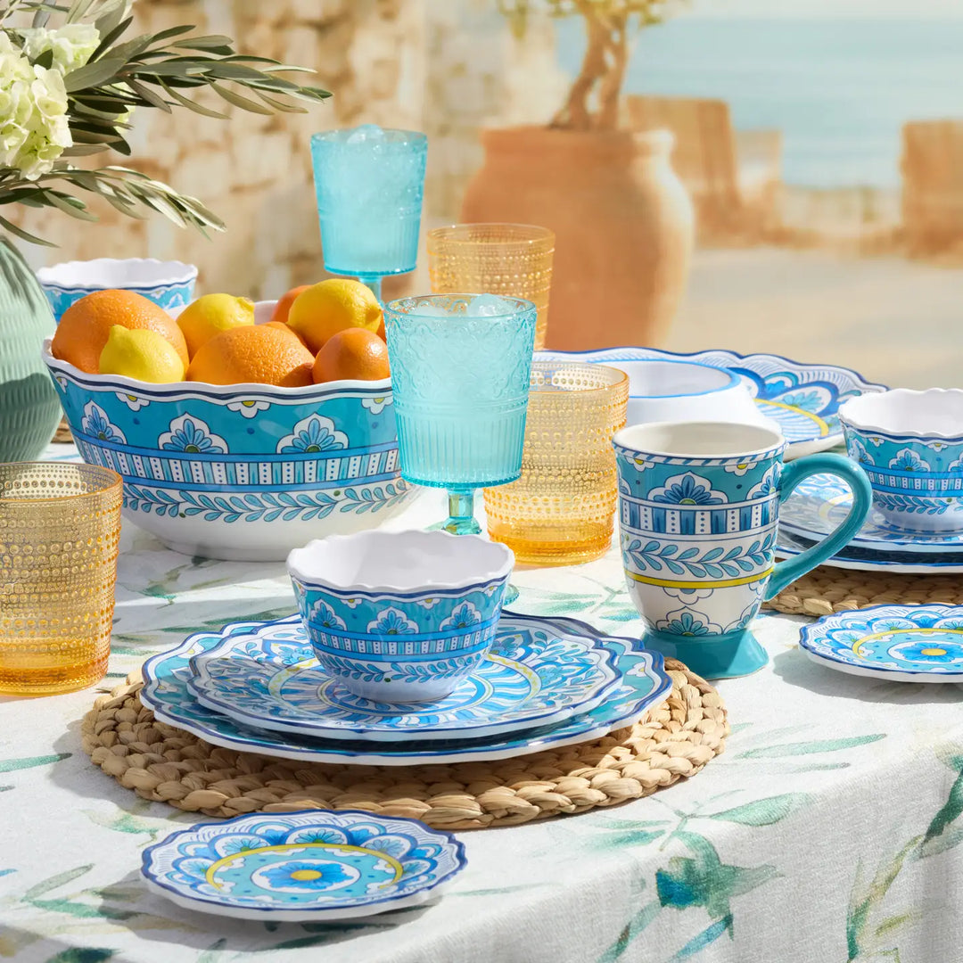 Mediterranean Oval Serving Tray (15") by Certified International