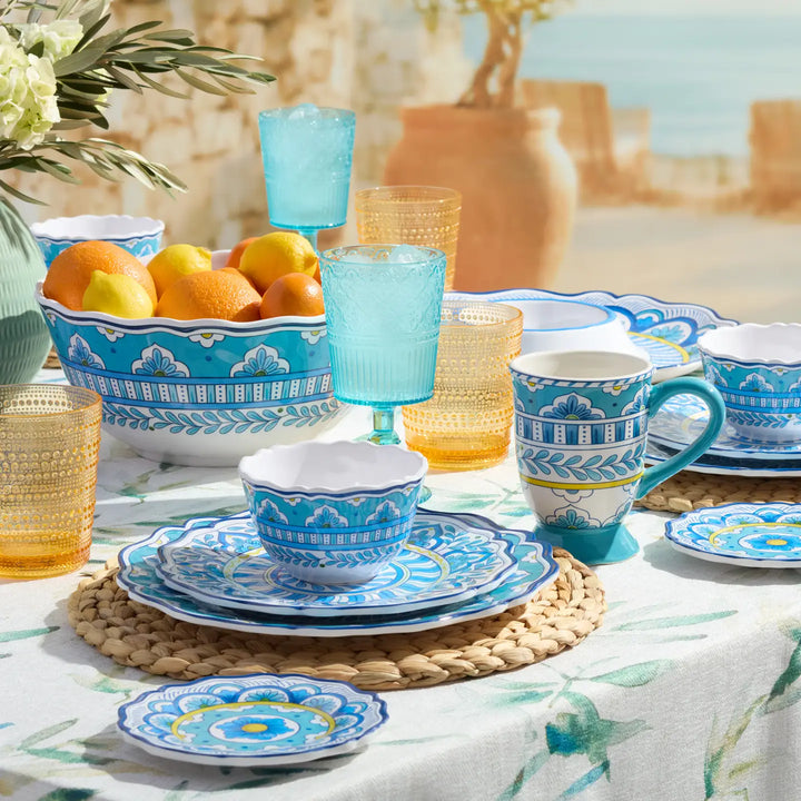 Mediterranean Oval Serving Tray (15") by Certified International