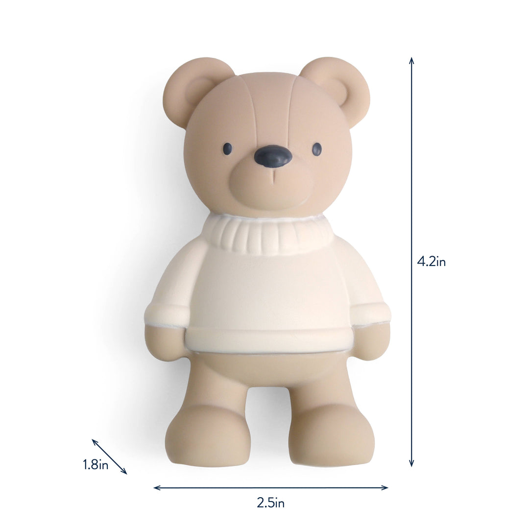 Itzy Ritzy Comfort Crew™ Bear – Natural Rubber Molar Teether