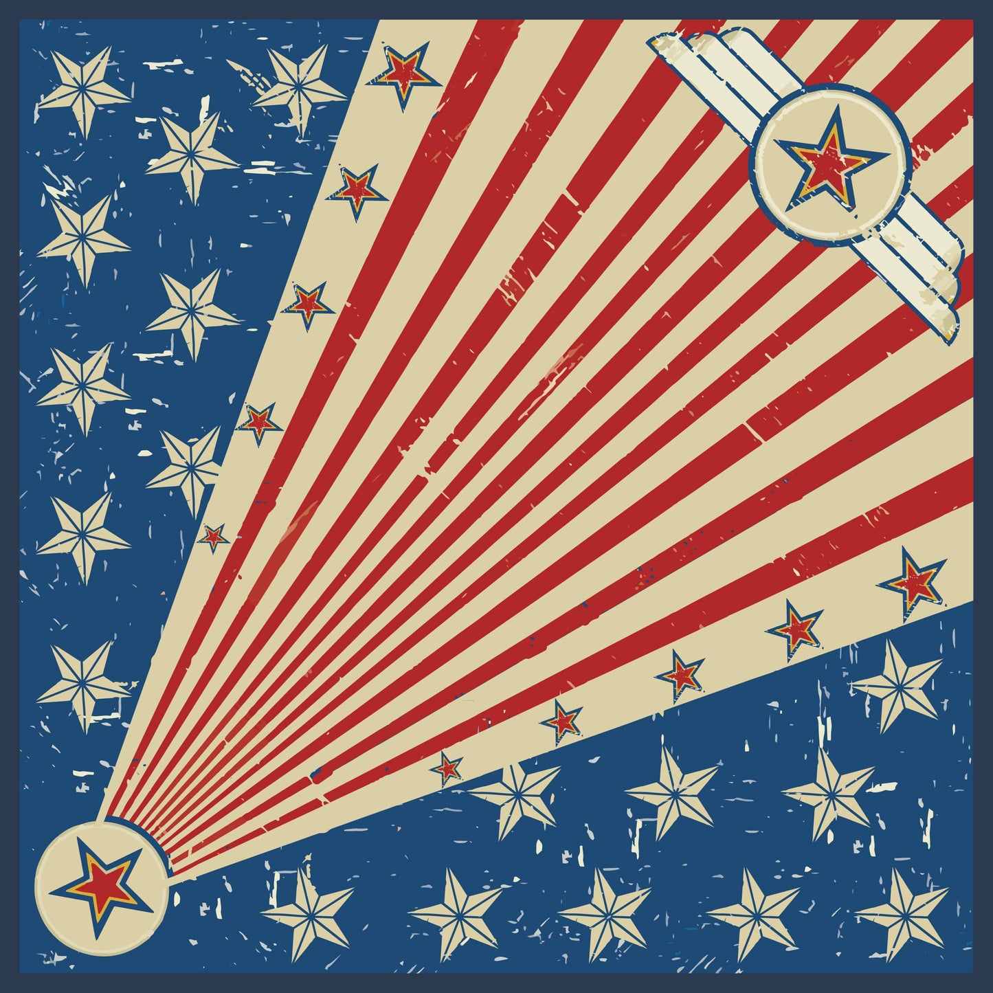 A Rare Bird "Star Spangled Banner" Wild Rag