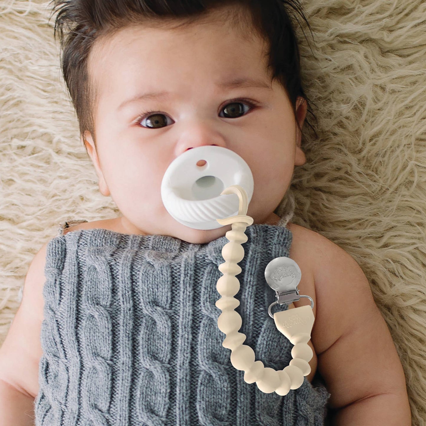 Itzy Ritzy Sweetie Strap™ Silicone One-Piece Pacifier Clips