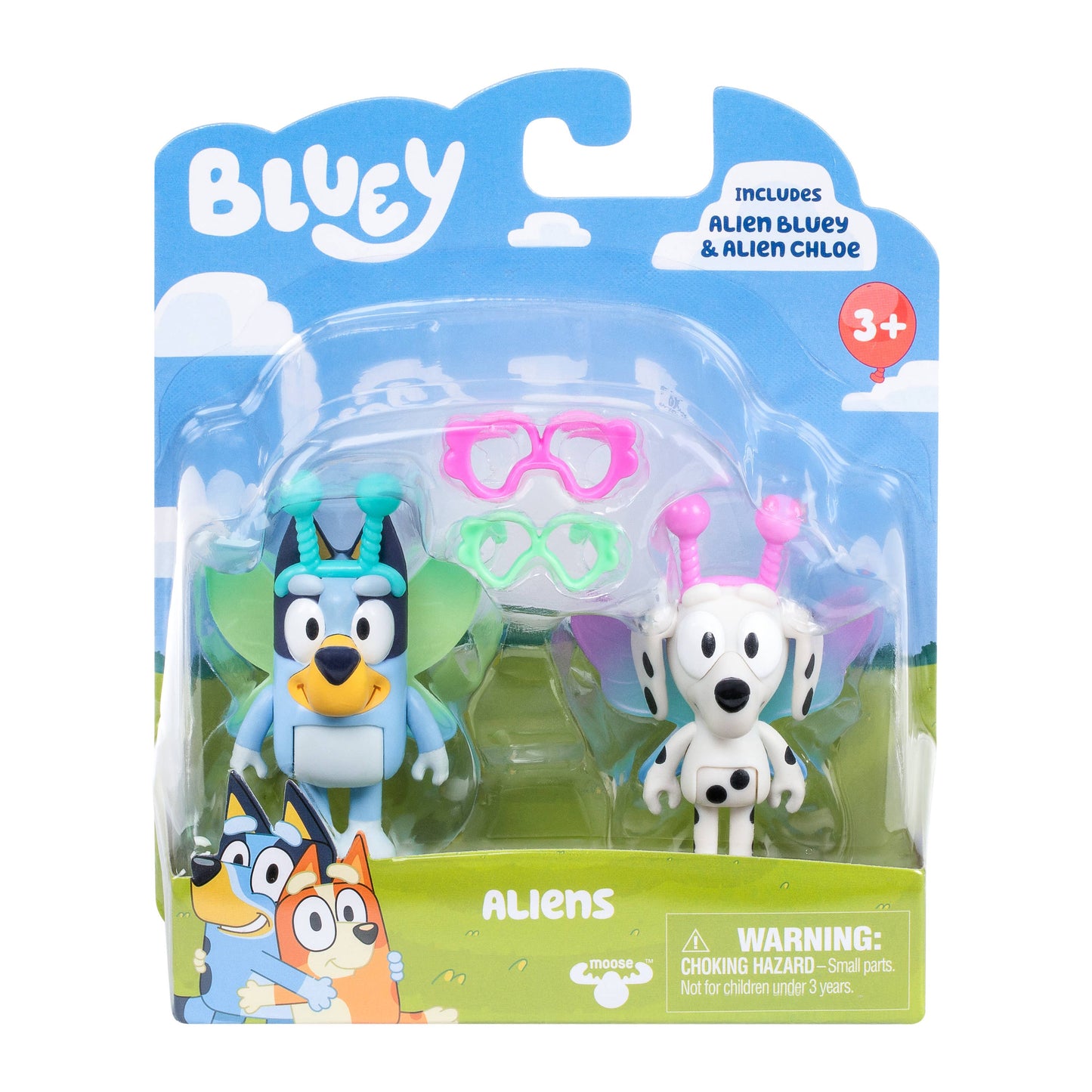 Moose Toys Bluey Figure 2 Pack Bluey & Bandit