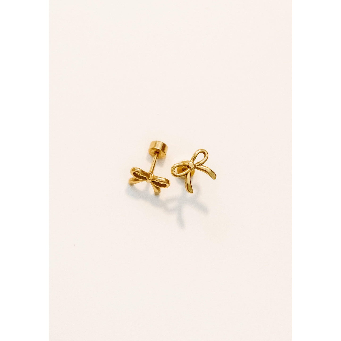 Screwback Stud Earrings - Sadie - Gold