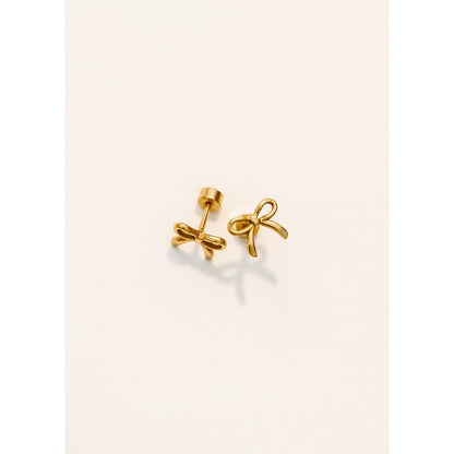 Screwback Stud Earrings - Sadie - Gold