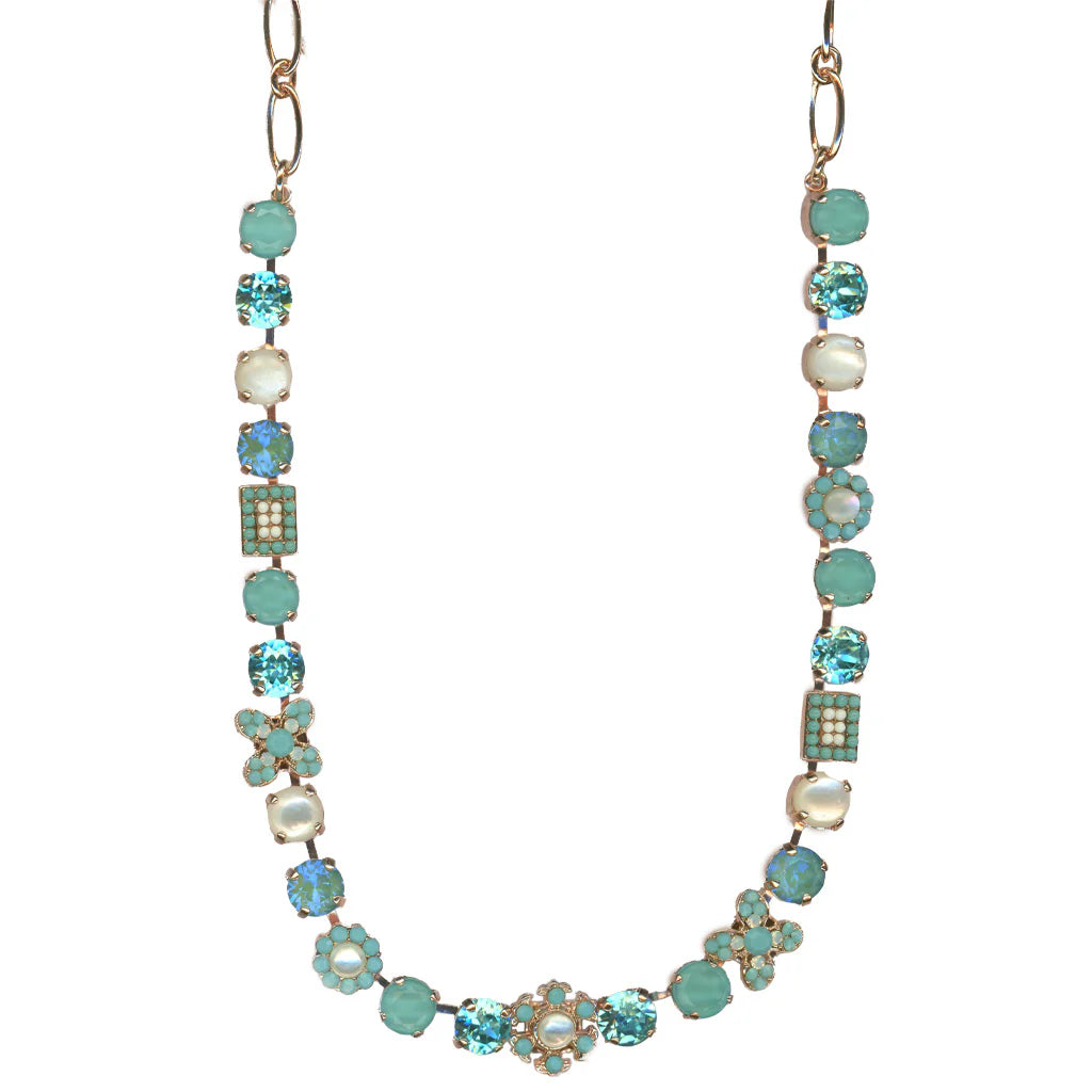 Medium Bloom Necklace in "Aegean Coast"