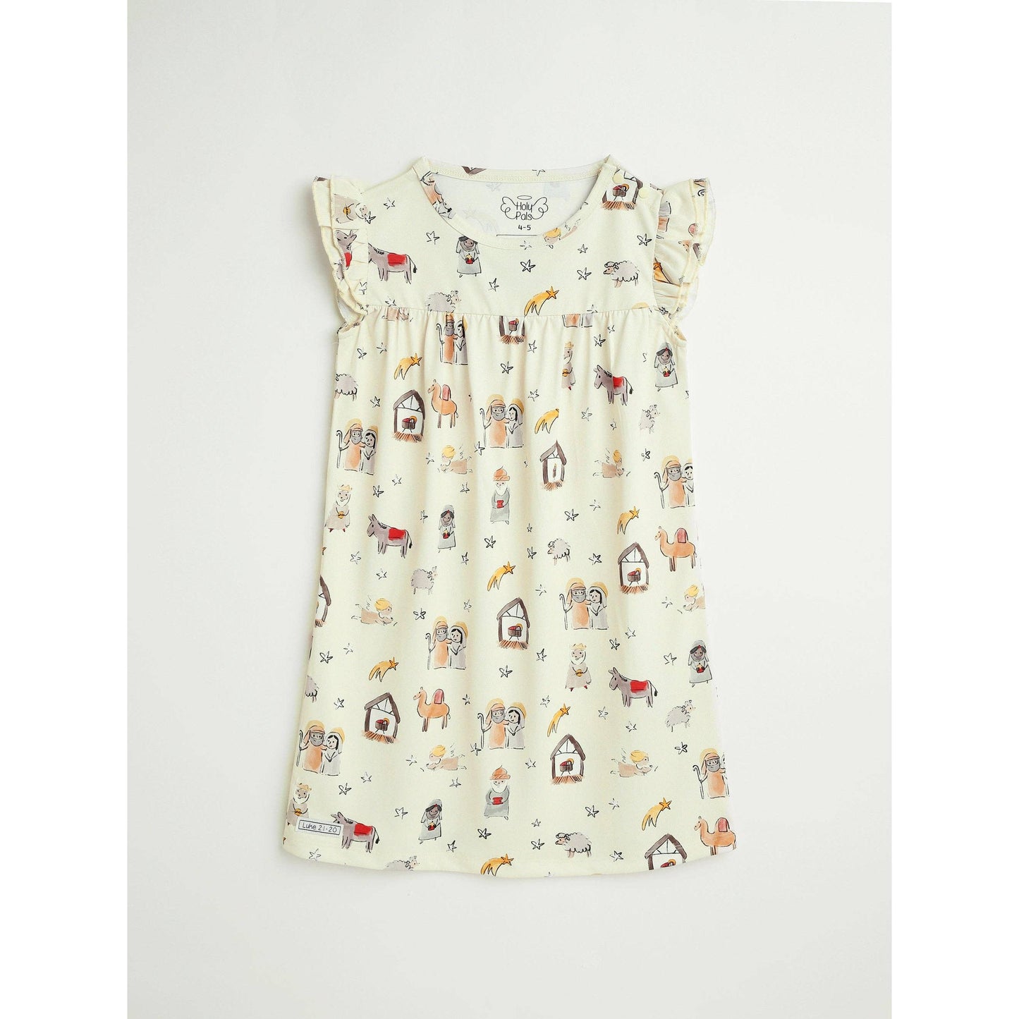 Away in a Manger PJ Girls Nightgown Polyester