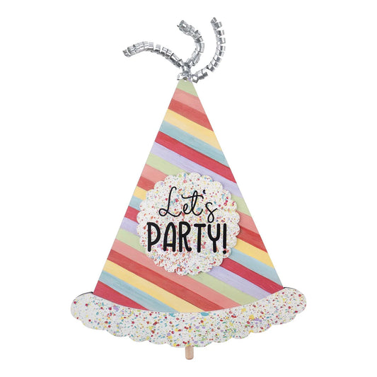Let's Party Birthday Topper