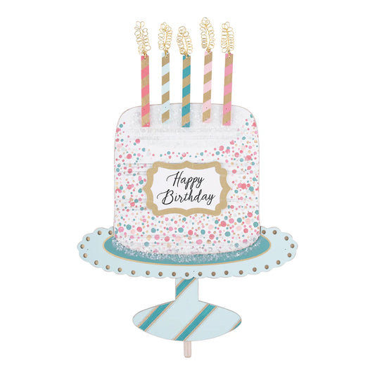 Fancy Happy Birthday Cake Topper