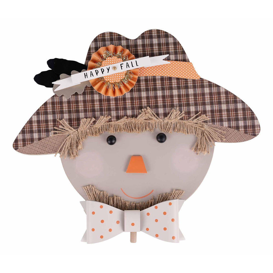 Glory Haus - Happy Fall Scarecrow Topper