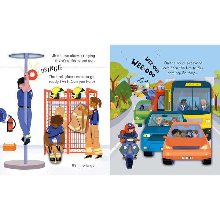 Peek Inside How a Fire Truck Works : Usborne