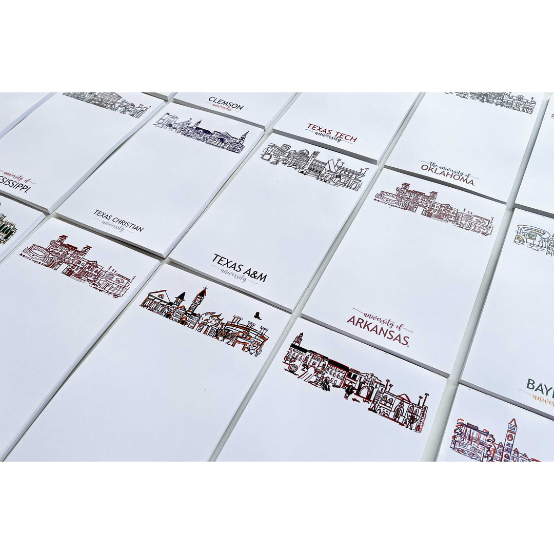 Campus Skyline Notepad - Texas A&amp;M/College Station