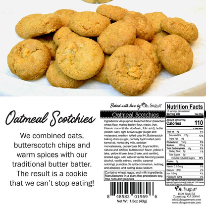 PERSONALIZED Fall Cookie Bags (Label PPEN)