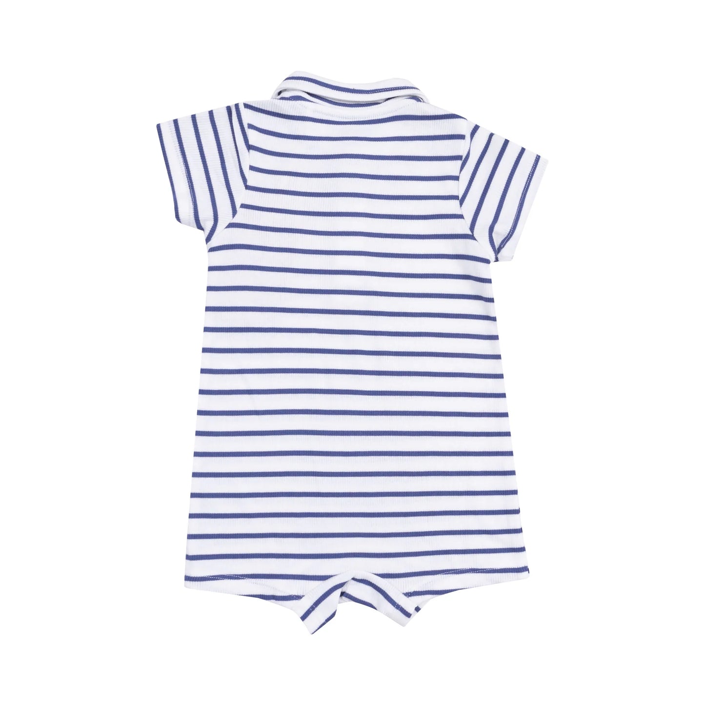 Polo Shortie - Stripe Vintage Navy