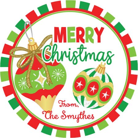 PERSONALIZED Christmas Cookie Bags (Label PORN)