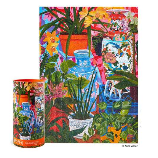 Tropical Vases Floral Still Life | 1000 Piece Jigsaw Puzzle